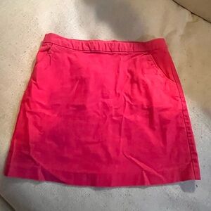 Pink Corduroy Mini Skirt